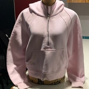 Lululemon Light Pink Half-Zip Hoodie Size Medium